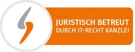 juristisch betreut durch IT-Recht Kanzlei